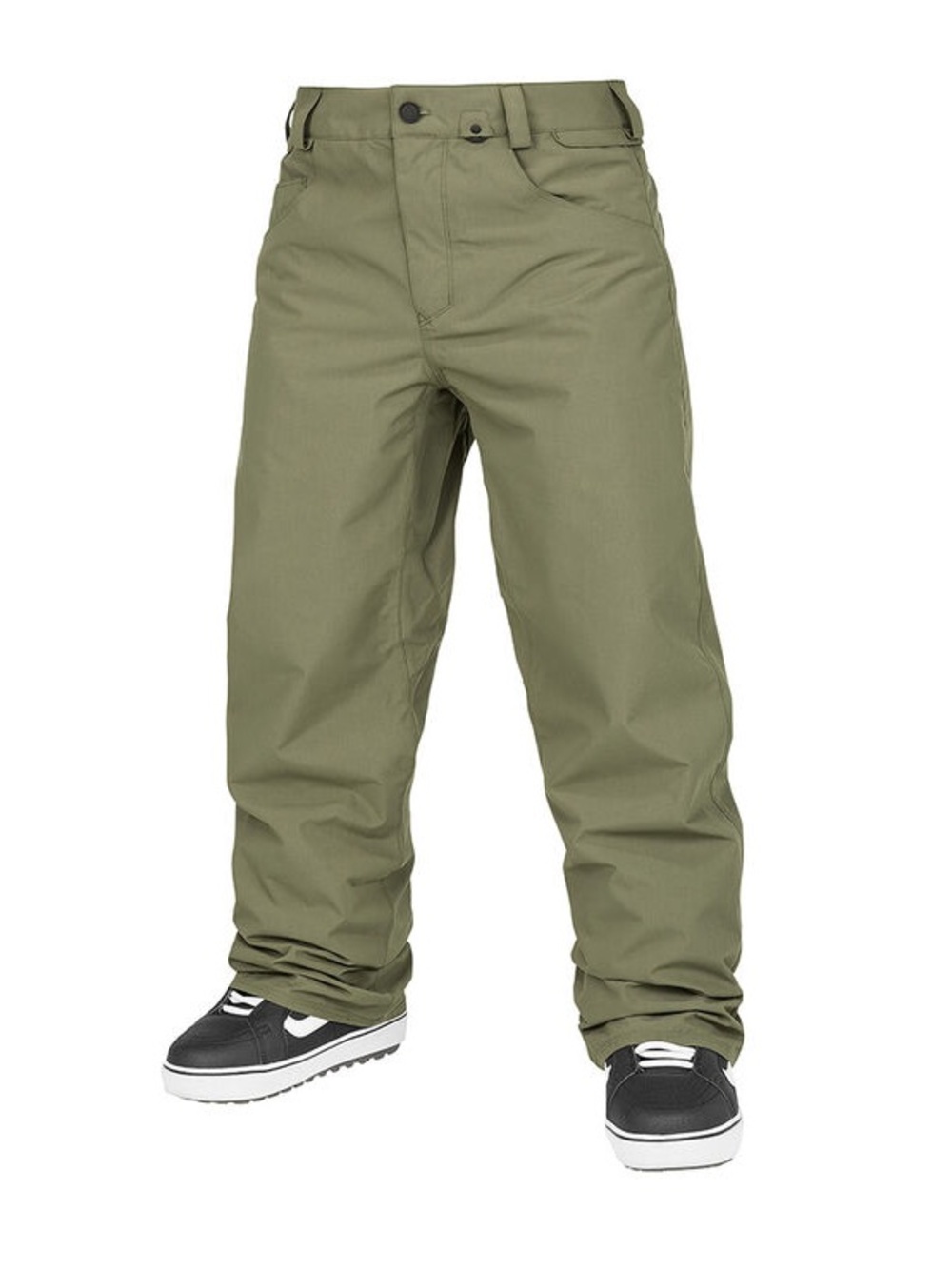 Volcom Men's 5-Pocket Snow Pants in Green NWT